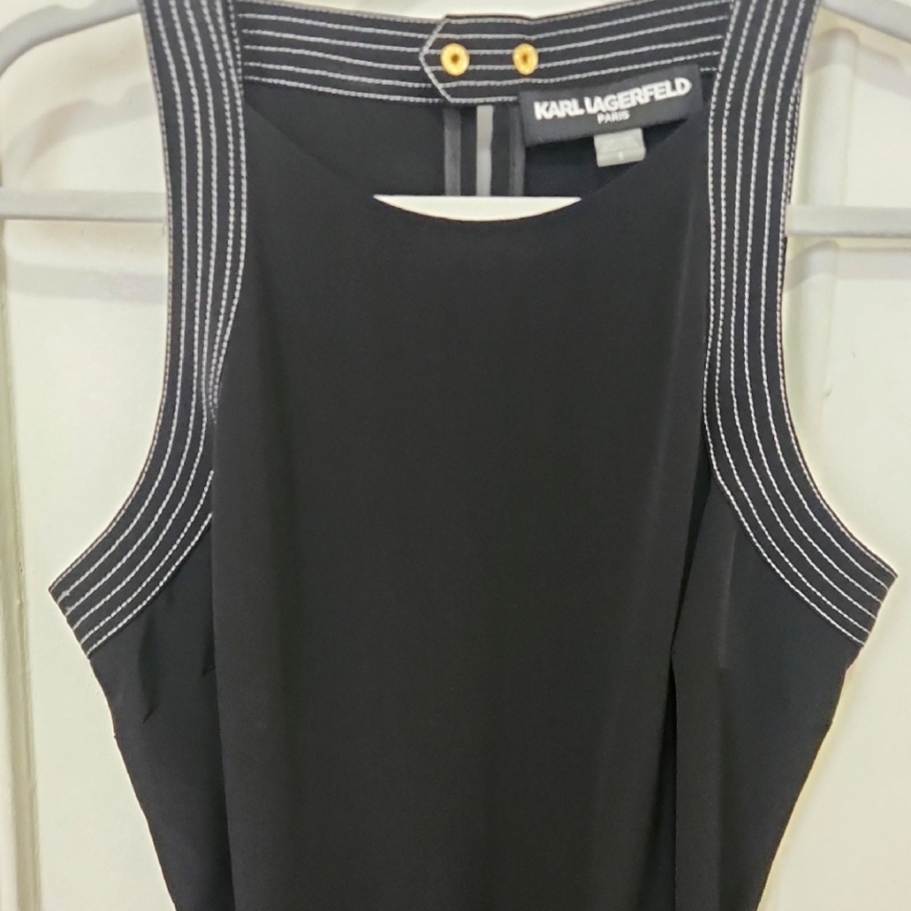 Karl Lagerfeld Black Women's DRESS